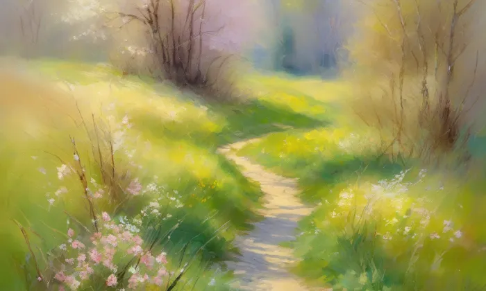 Kostel Nejsvětější Trojice (Mešno) – spring