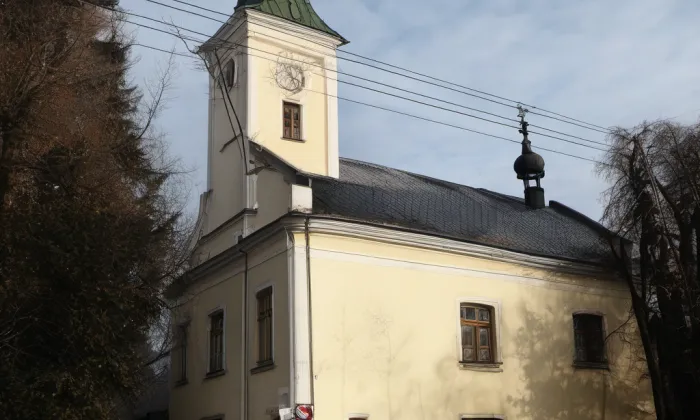 Kostel Nejsvětější Trojice (Mysločovice) – winter