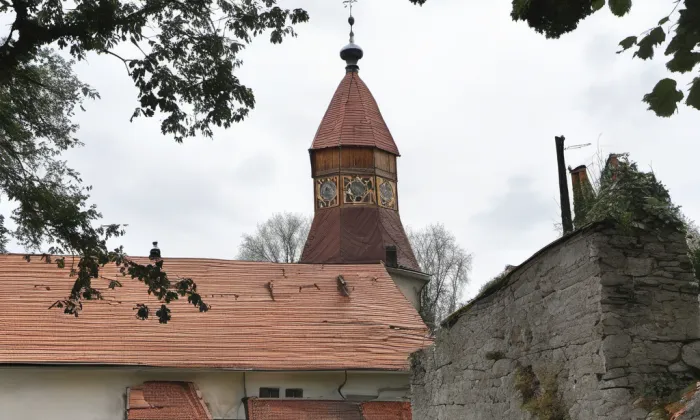 Kostel Nejsvětější Trojice (Neznašov) – akvarel