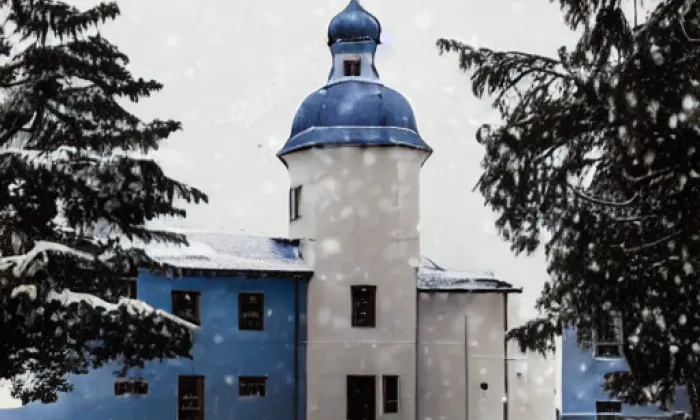 Kostel Nejsvětější Trojice (Předměstí) – winter