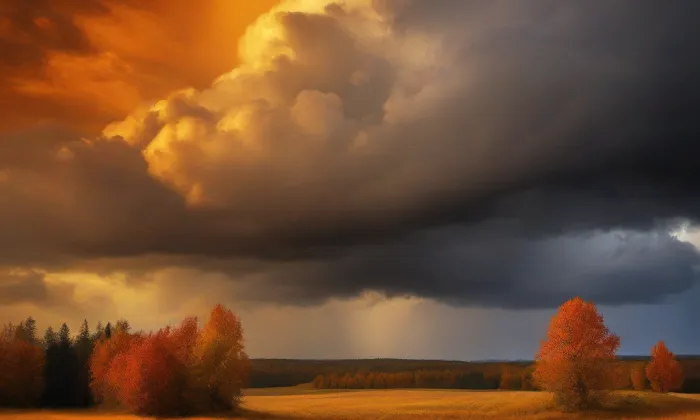 Kostel Nejsvětější Trojice (Střekov) – autumn