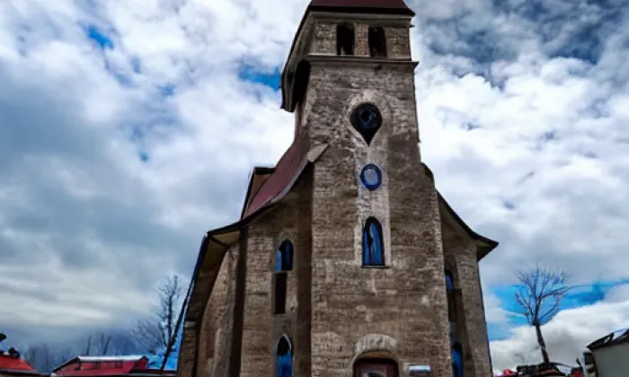 Kostel Nejsvětější Trojice (Suchá) – winter