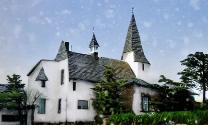 Kostel Nejsvětější Trojice (Suchdol nad Odrou) – winter