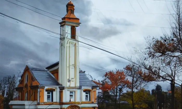 kostel Nejsvětější Trojice ve Vratislavicích nad Nisou – autumn