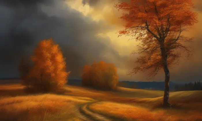 Kostel Nejsvětějšího Jména Ježíš (Křišťanov) – autumn