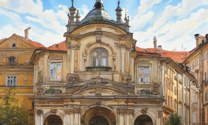 Kostel Nejsvětějšího Salvátora na Starém Městě – summer