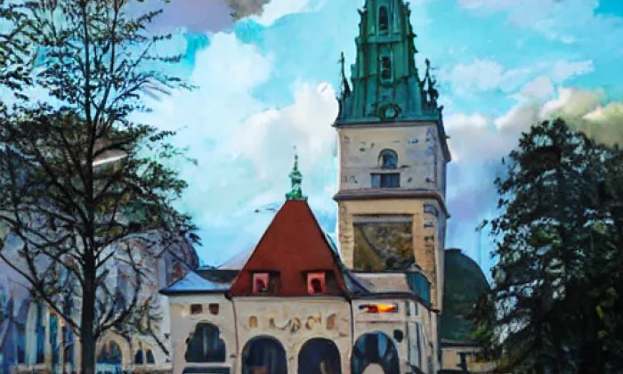 Kostel Nejsvětějšího Spasitele – summer