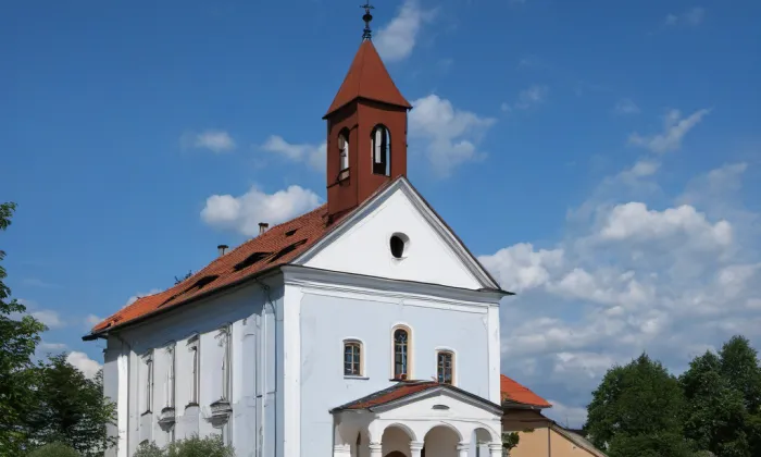 Kostel Panny Marie Královny Andělů – noc