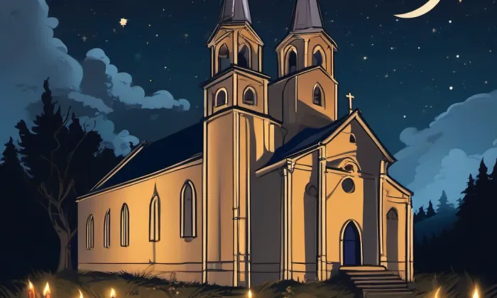 Kostel Panny Marie na Předhradí – noc