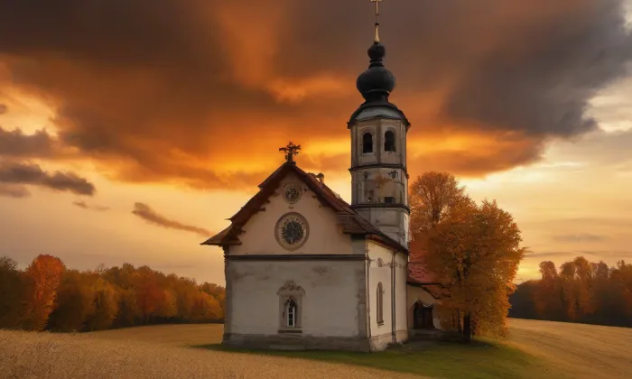 kostel Panny Marie na Slovanech – autumn