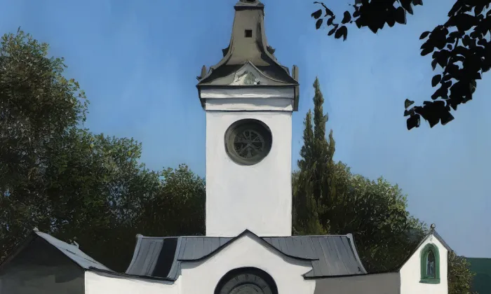 Kostel Panny Marie Pomocné (Zlaté Hory) – jaro