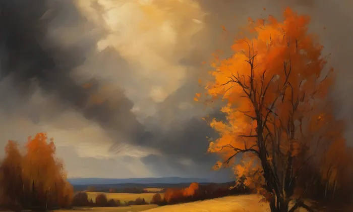 kostel Panny Marie Pomocnice křesťanů (Sítiny) – autumn