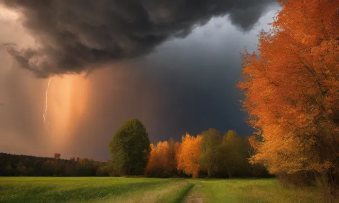 Kostel Panny Marie Růžencové (Východní Předměstí) – autumn