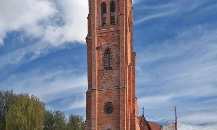 Kostel Panny Marie Sedmibolestné (Skřečoň) – autumn