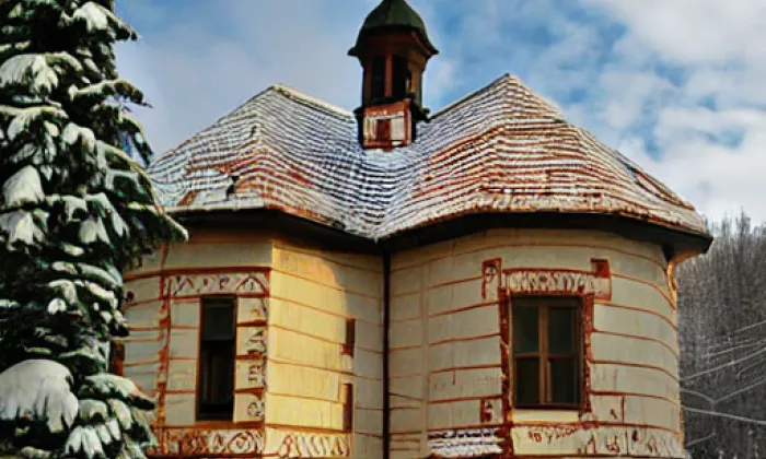 Kostel Panny Marie Sněžné (Velké Karlovice) – winter