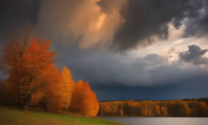 Kostel Panny Marie Vítězné a svatého Antonína Paduánského – autumn
