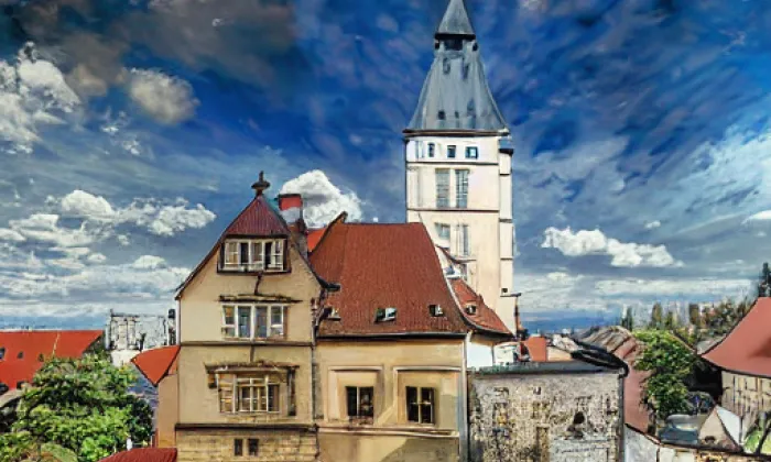 Kostel Panny Marie Vítězné a svatého Antonína Paduánského – summer