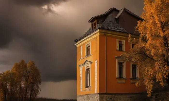 Kostel Povýšení svatého Kříže (Jablonec nad Nisou) – autumn