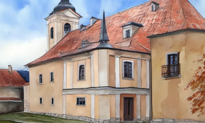 Kostel Povýšení svatého Kříže (Nový Kostel) – autumn