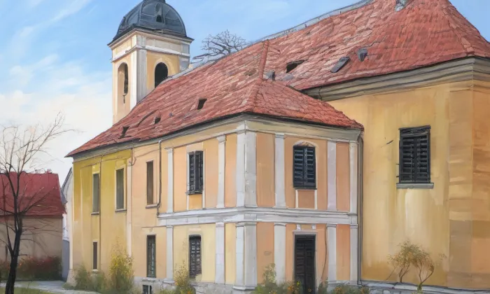 Kostel Povýšení svatého Kříže (Nový Kostel) – summer