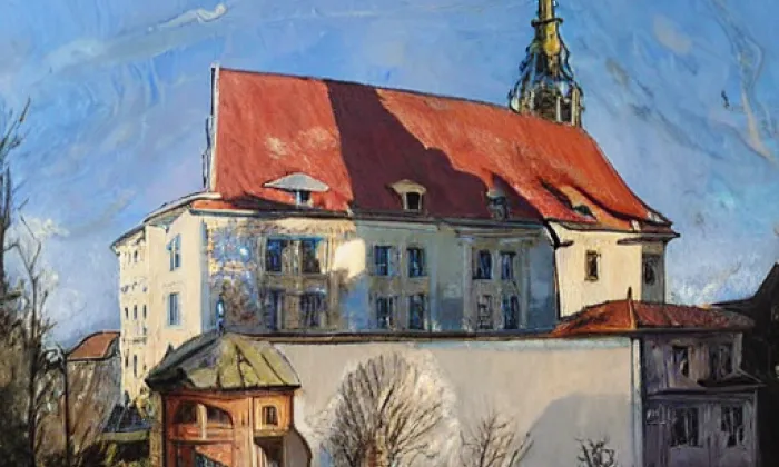 kostel Povýšení svatého Kříže (Třebosice) – spring