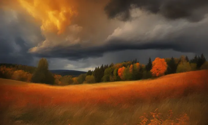 Kostel Proměnění Páně (Velichovky) – autumn