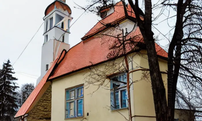 Kostel Stětí svatého Jana Křtitele (Ořech) – winter