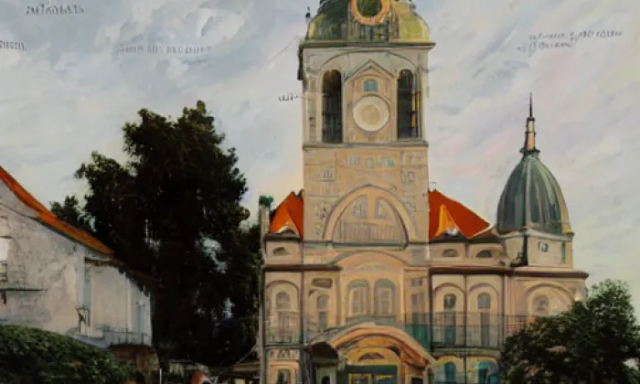 kostel Stětí svatého Jana Křtitele (Starý Petřín) – summer