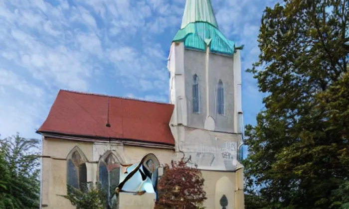 kostel Stětí svatého Jana Křtitele (Vrbovec) – summer
