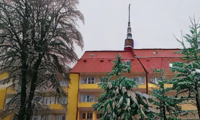 kostel Stětí svatého Jana Křtitele (Čestice) – winter