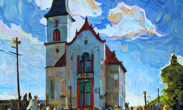 Kostel svaté Anežky České (Drnovice) – summer