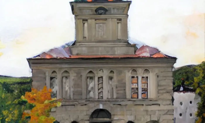 Kostel svaté Anny (Město) – autumn
