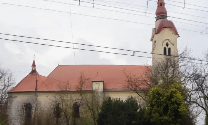 Kostel svaté Anny (Polanka nad Odrou) – noc