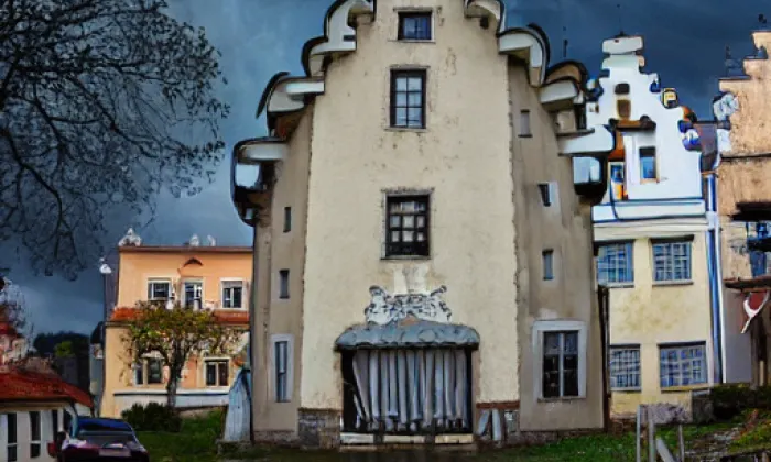 Kostel svaté Anny (Polná) – autumn