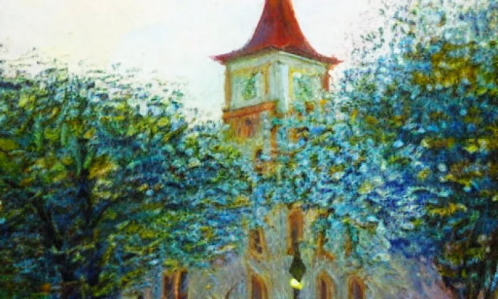 kostel svaté Cecilie (Dobré Pole) – spring