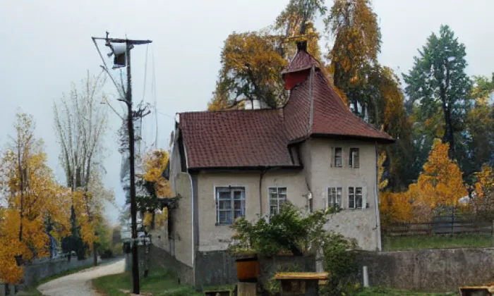 Kostel svaté Kateřiny (Libotenice) – autumn