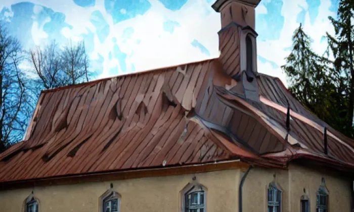 Kostel svaté Kateřiny (Polná) – winter
