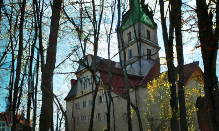 Kostel svaté Kateřiny (Stránské) – autumn