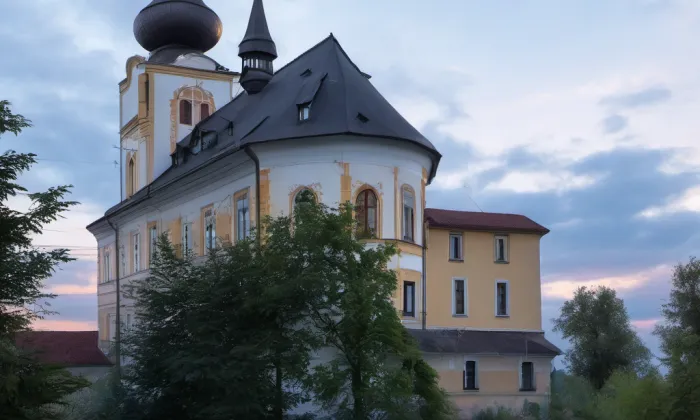 kostel svaté Kateřiny (Vilémov) – summer