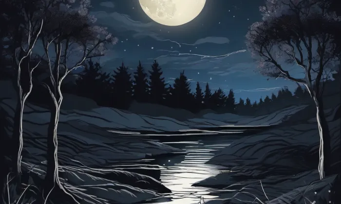 Kostel svaté Kateřiny (Vysoké nad Jizerou) – noc