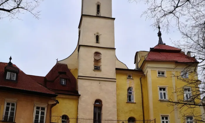 Kostel svaté Kateřiny Alexandrijské v Praze – akvarel