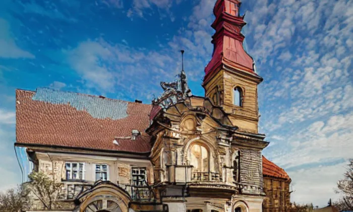 kostel svaté Kateřiny Alexandrijské ve Stráži nad Nisou – autumn