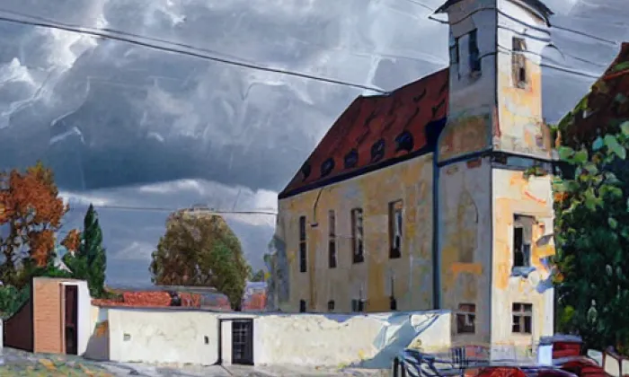 kostel svaté Kunhuty (Hlína) – autumn