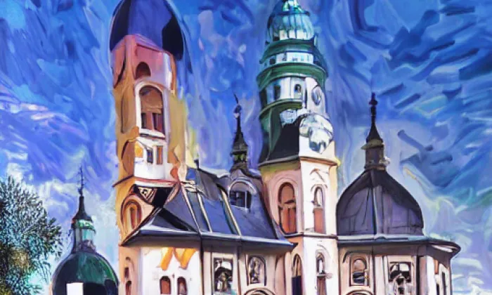 kostel svaté Ludmily (Řimice) – summer