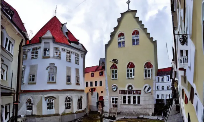 Kostel svaté Ludmily (Litoměřice) – noc