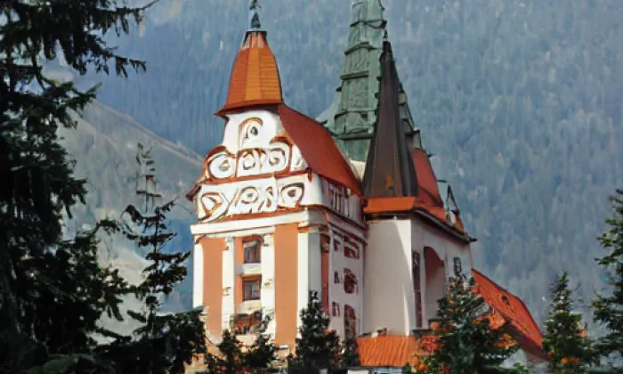 Kostel svaté Ludmily (Tetín) – summer