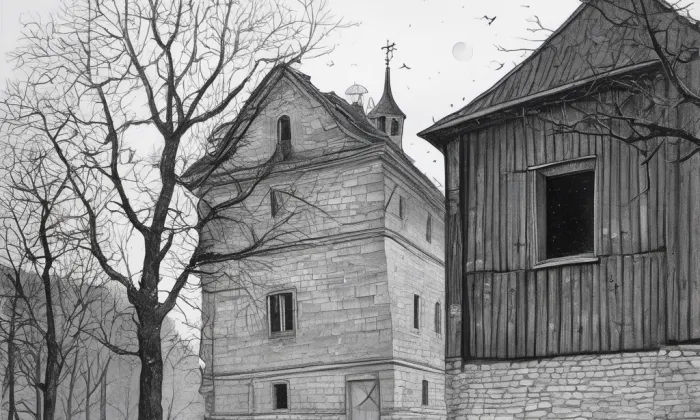 Kostel svaté Máří Magdalény (Chbany) – noc