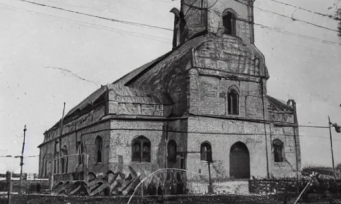 Kostel svaté Máří Magdaleny (Osoblaha) – akvarel