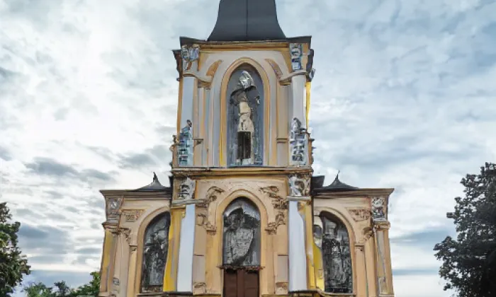 Kostel svaté Máří Magdaleny v Krásné Lípě – summer