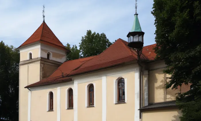 kostel svaté Maří Magdalény (Dolní Cerekev) – winter